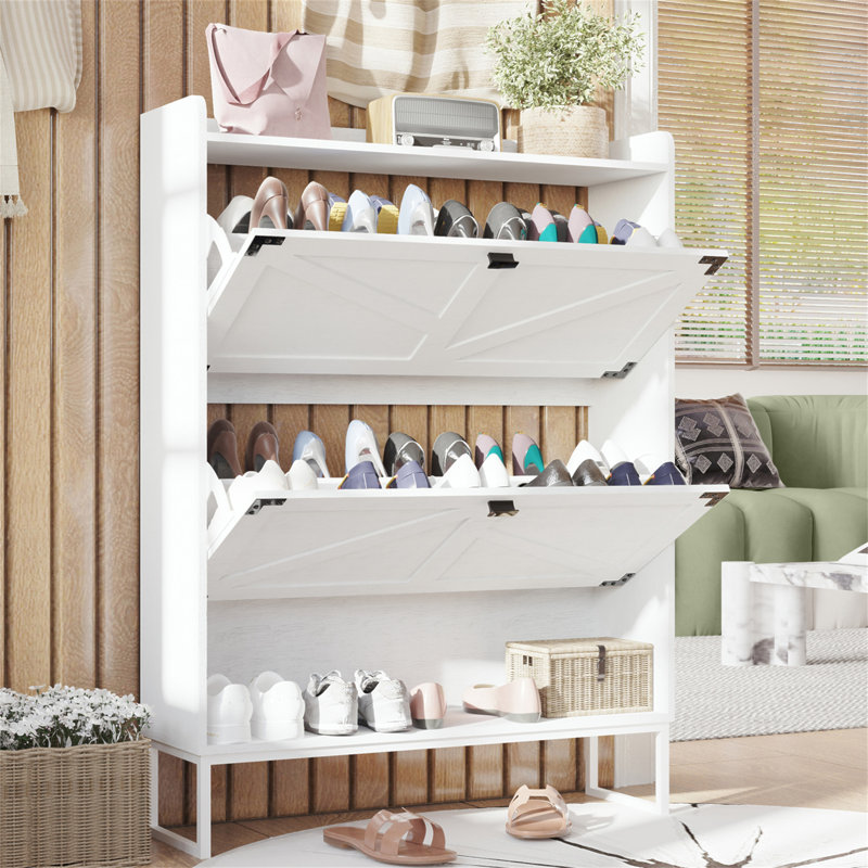 Versatile Shoe Cabinet With Stylish Design For Organized Living Spaces