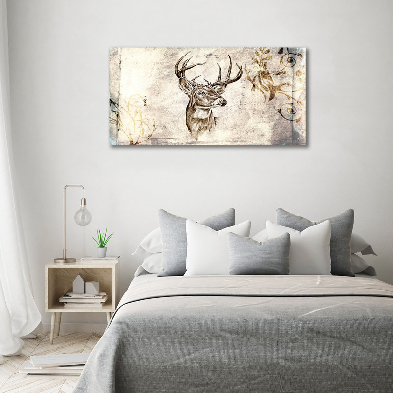 Deer - Wrapped Canvas Print