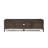 Geena Solid Sheesham Wood TV Stand, Gray