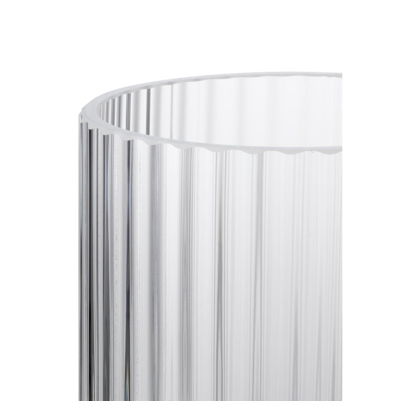 Jar, 8.1" H x 4.1" W x 4.1" D, Clear