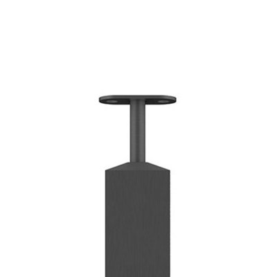 Stainless Steel Square Baluster 34 1/2in To 36-in X 2in Black Newel Post (4-pack)