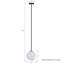 Luminaire suspendu sphère 1 lumière avec verre nuageux Lio-2031025733