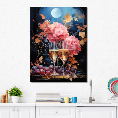 " Pink Bubbly Champagne III "