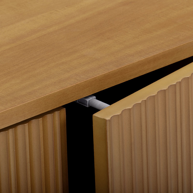 140cm Solid Wood Sideboard, Natural