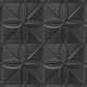 Triplex Series 8" x 8" Ceramic Patterned Wall Tile