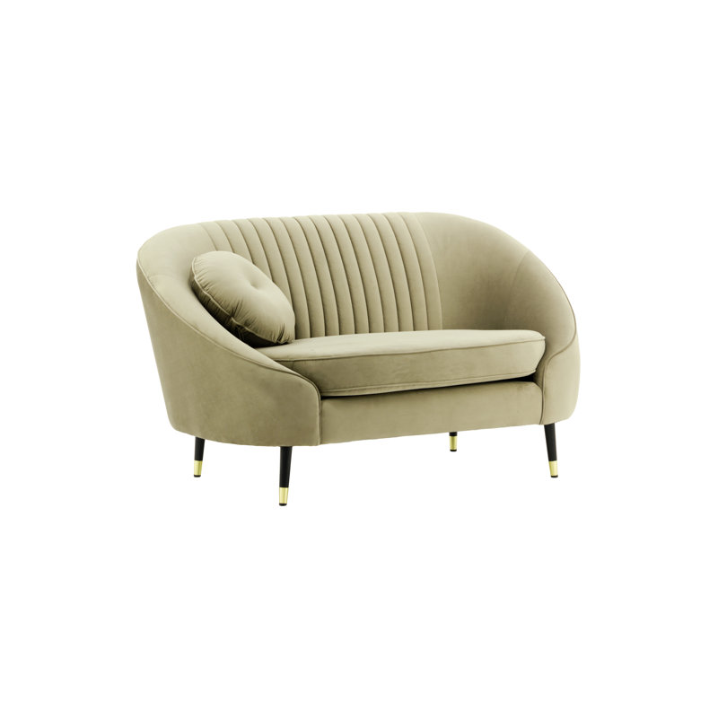 Shyann 2 Seater Loveseat, Beige