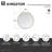Kingston Brass Aurora 30-Inch Round LED Bathroom Mirror, Front Light, Anti-Fog, Dimmable Touch Sensor Lighted Mirror-126353382