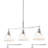 Weatherford 3 - Light Kitchen Island Pendant-1245084341-1245084347