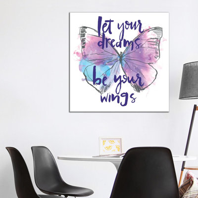 Butterfly Dreams I by Jennifer Paxton Parker - Wrapped Canvas Print
