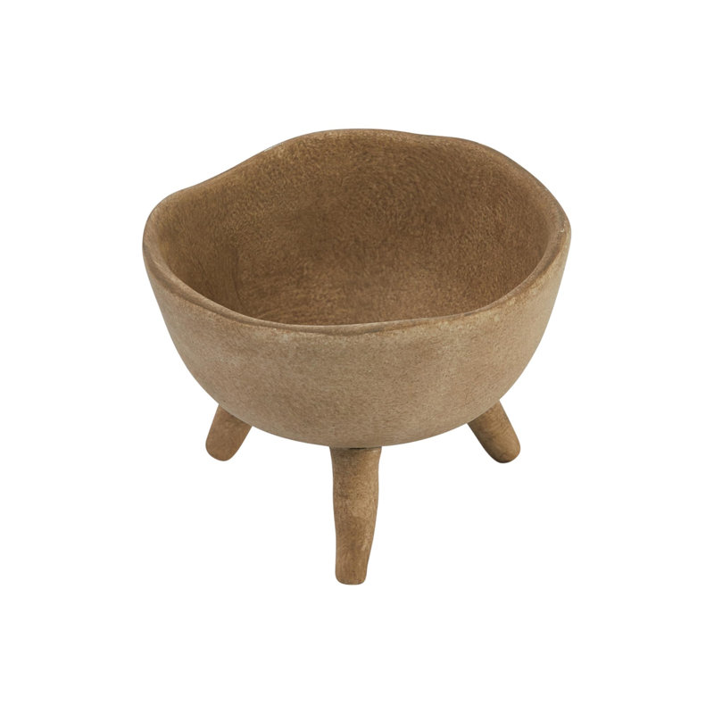 Pot de fleurs en terre cuite, Taupe