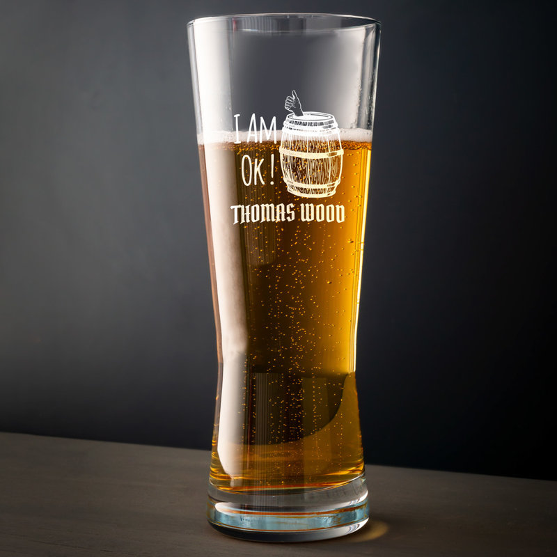 Wheat Beer Glass Set, Yes
