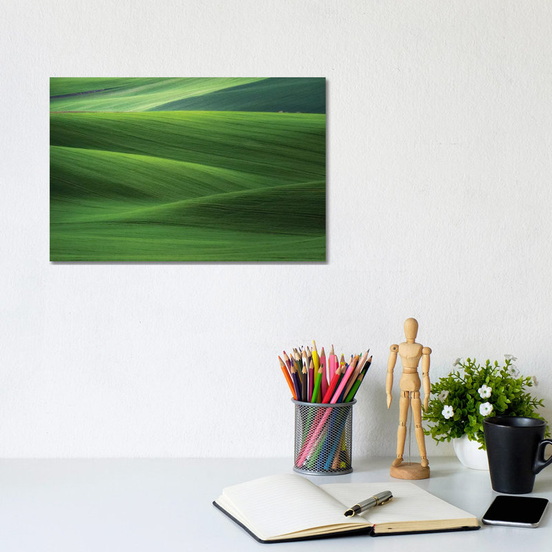 Europe, Czech Republic. Moravia Wheat Fields. by Jaynes Gallery - Wrapped Canvas Print, 20.32cm H x 30.48cm W x 1.91cm D