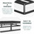 Likins 4 Inch Metal Box Spring with Frabric Cover, Easy Assembly-614932059