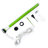 ALEKO Motorized Retractable Outdoor Awning with White Frame-63871962-111027271