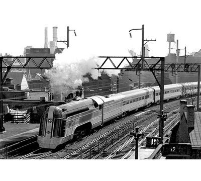 " Train Pulling Out Of Station, Philadelphia, PA "