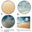 Photo de plage, empreintes de pas - impression sur toile-118748155-118748152