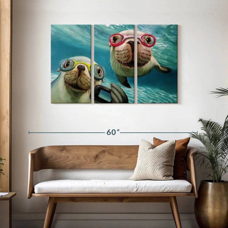 Brampt Underwater Selfie, 28" H x 45" W