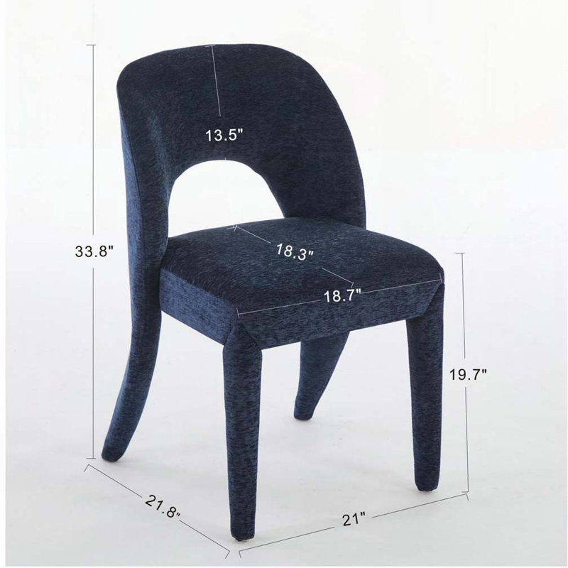 Chaises de salle à manger, Bleu très foncé