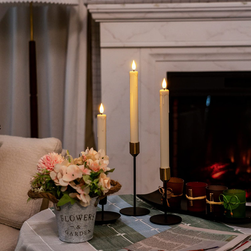 Unscented Flameless Taper Candle
