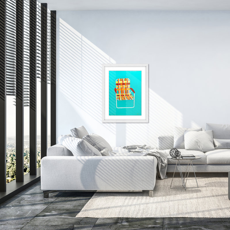 Pop Art & Retro Summer Seat, 20" H x 16" W