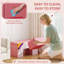 Climbing Foam Blocks for Toddlers, 2-Piece Soft Play Foam, Pink-116810365