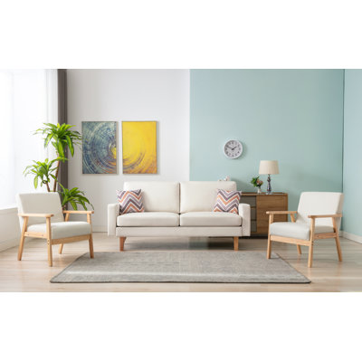 Petar 3 - Piece Living Room Set