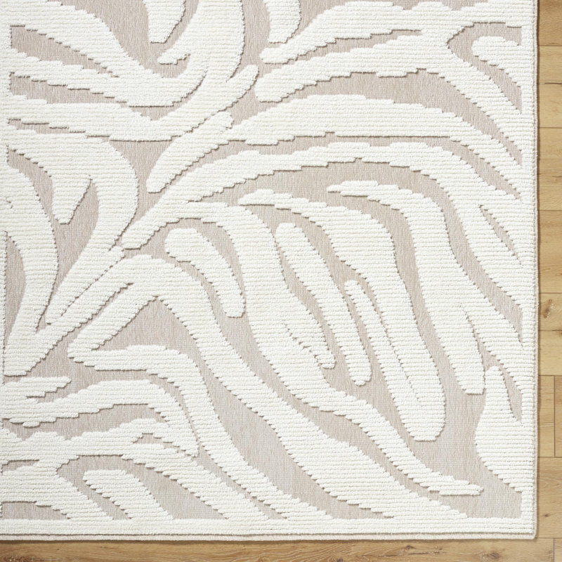 Elli Washable Abstract Indoor Rug, Rectangle 3'3" x 5'