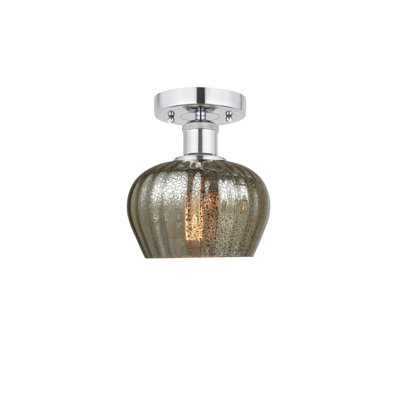 Plafonnier semi-encastré Noille Glass