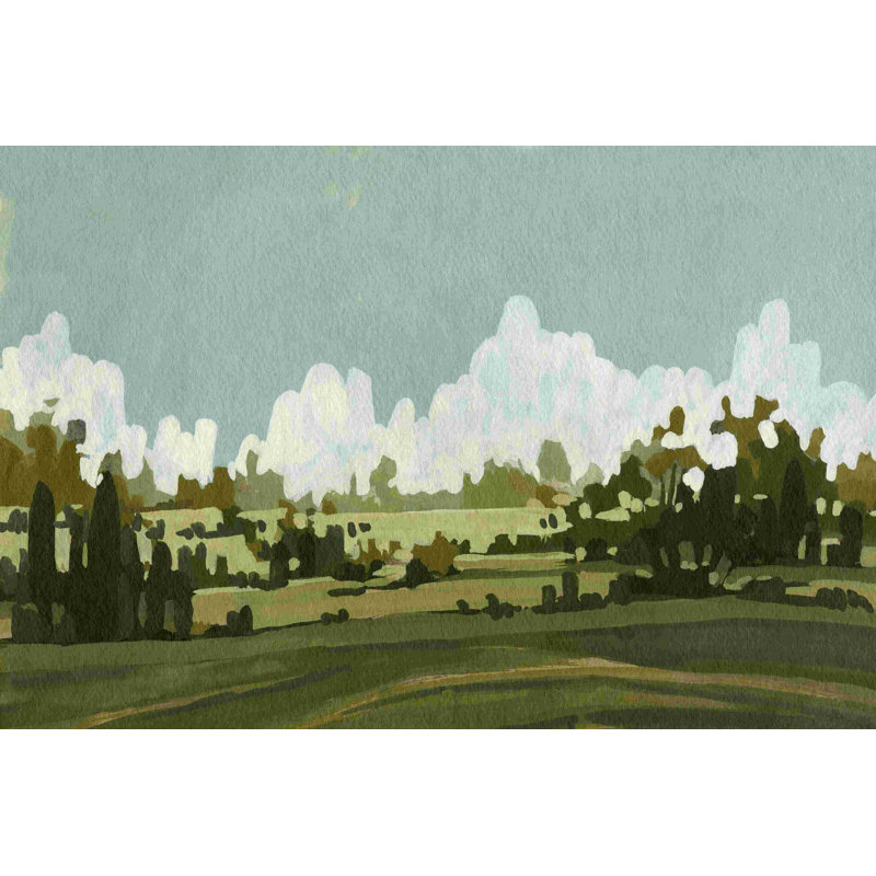 «Lush Summer III» par Emma Caroline - reproduction d'art sur toile tendue, L 30 po x H 20 po
