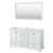 Blanc / chrome poli