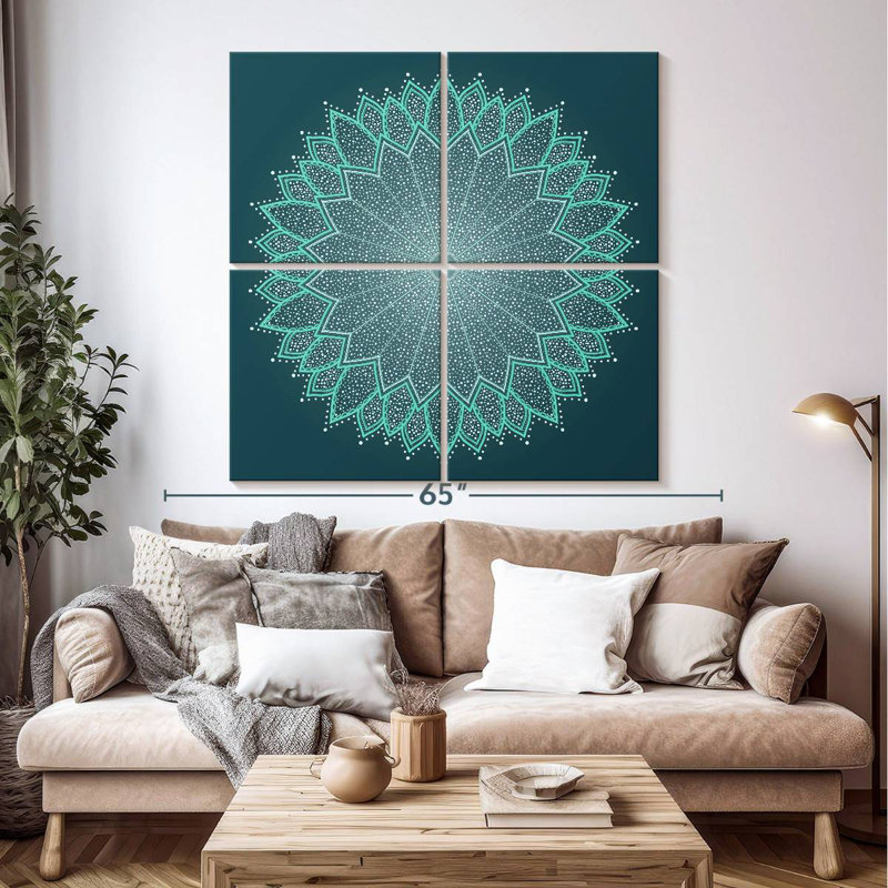Mandala de couleur turquoise Kerner