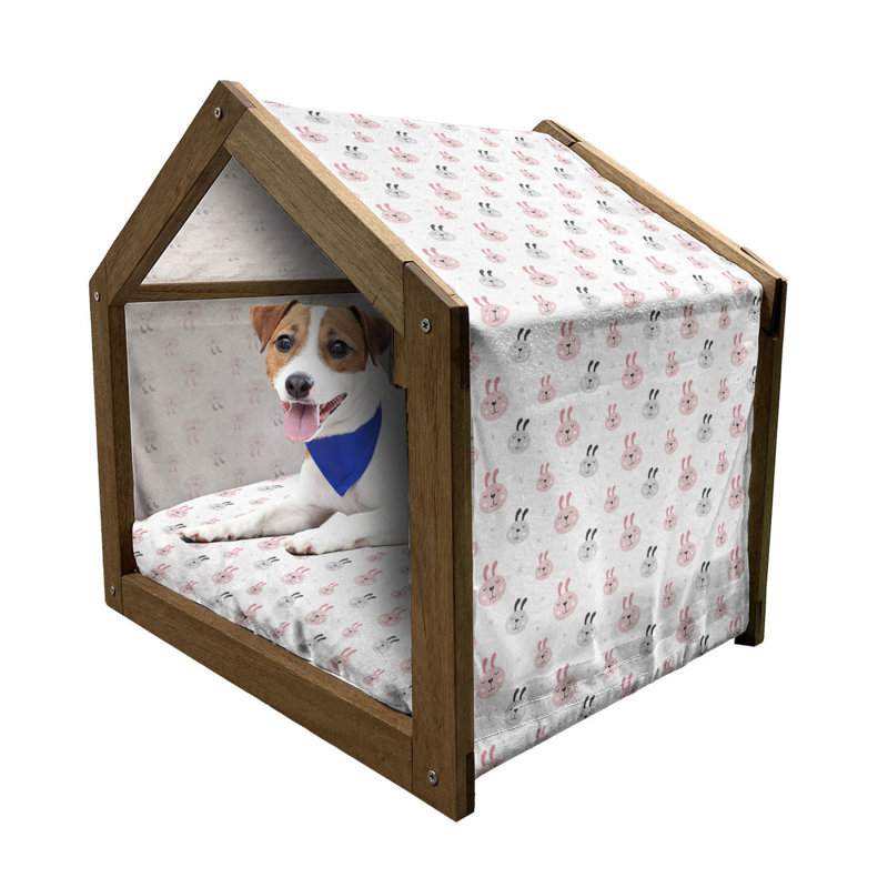 Niche pour chien en bois, H 25,59 po x l 29,53 po x P 21,65 po