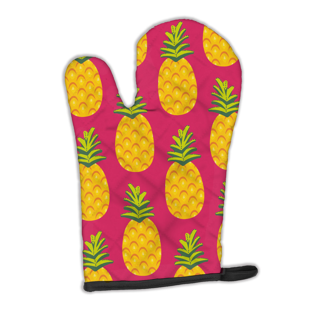 Caroline's Treasures Pineapples Oven Mitt Caroline's Treasures