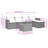  Garden Sofa Set Grey