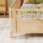 Twin Size Toddler Solid Wood Kids Bed With Safety Guardrails-2083335357