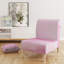 Fauteuil de chambre rembourré rose aquarelle abstraite Shabby Elegance