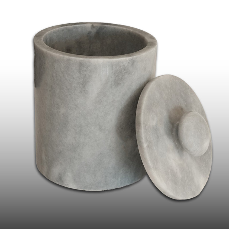 Ensemble de salle de bain 2 pièces 100% marbre, Gris