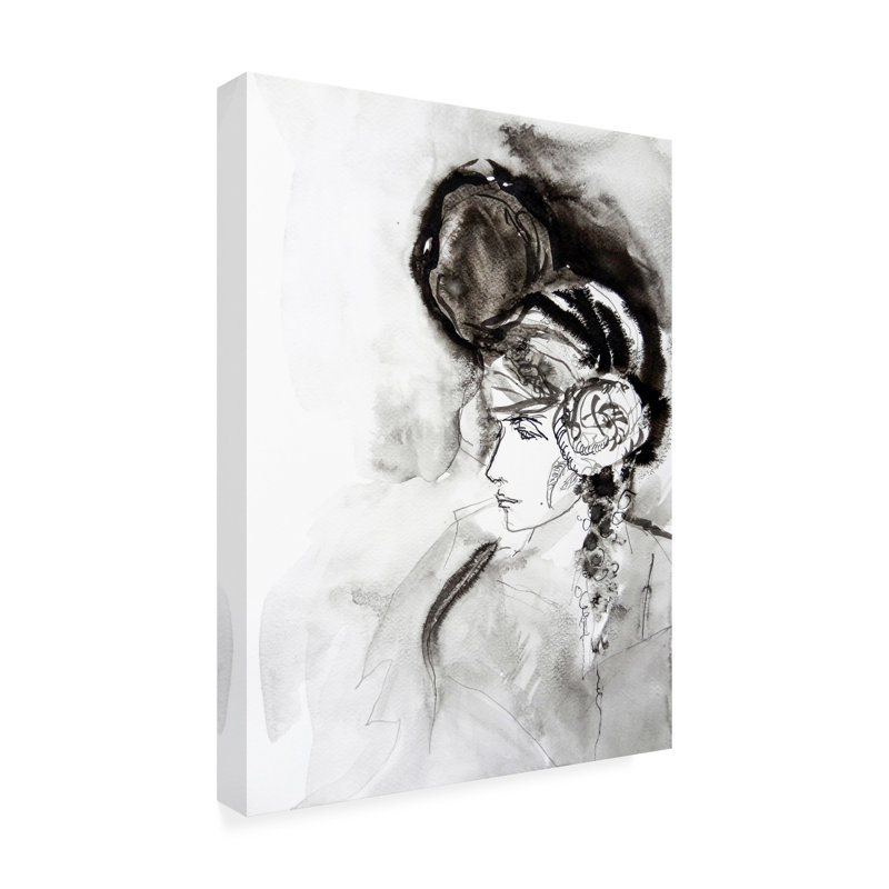 Art sur toile «Dora Krincy Mood 2», H 18 po x l 24 po