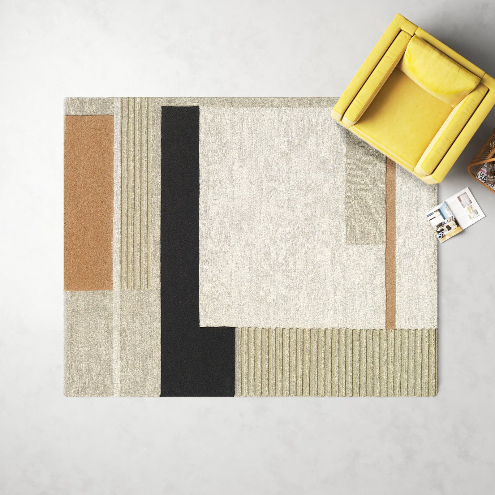 Mora Handmade Wool Rug, Rectangle 8' x 10'