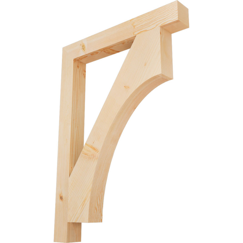 Support de bloc lisse Westlake 3 1/2 "x P 32" x H 44 ", sapin Douglas, Douglas (lisse), H 44 po x l 3,5 po x P 32 po