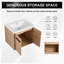 Meuble-lavabo simple avec plateau 23,62 Cahokia