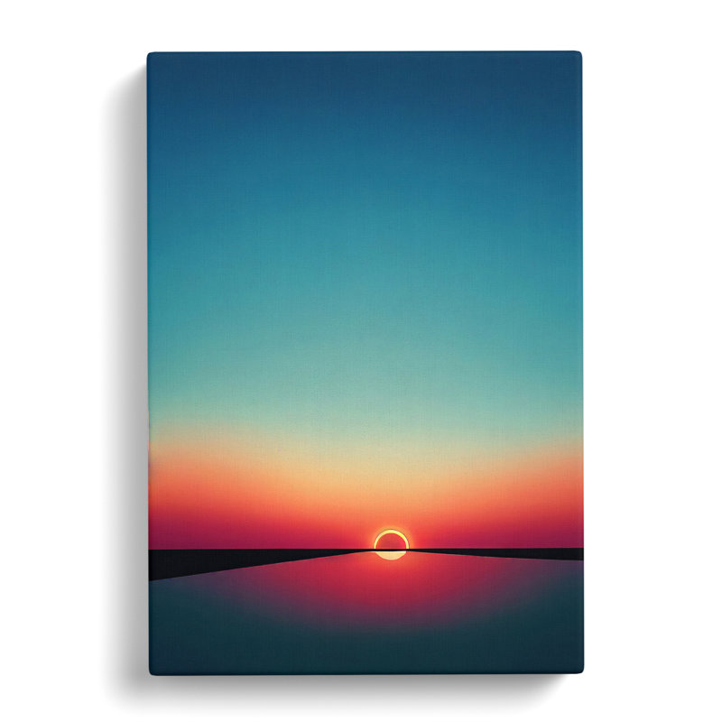 Mind Blowing Sunset - Wrapped Canvas Print, 50cm H x 35cm W x 3cm D