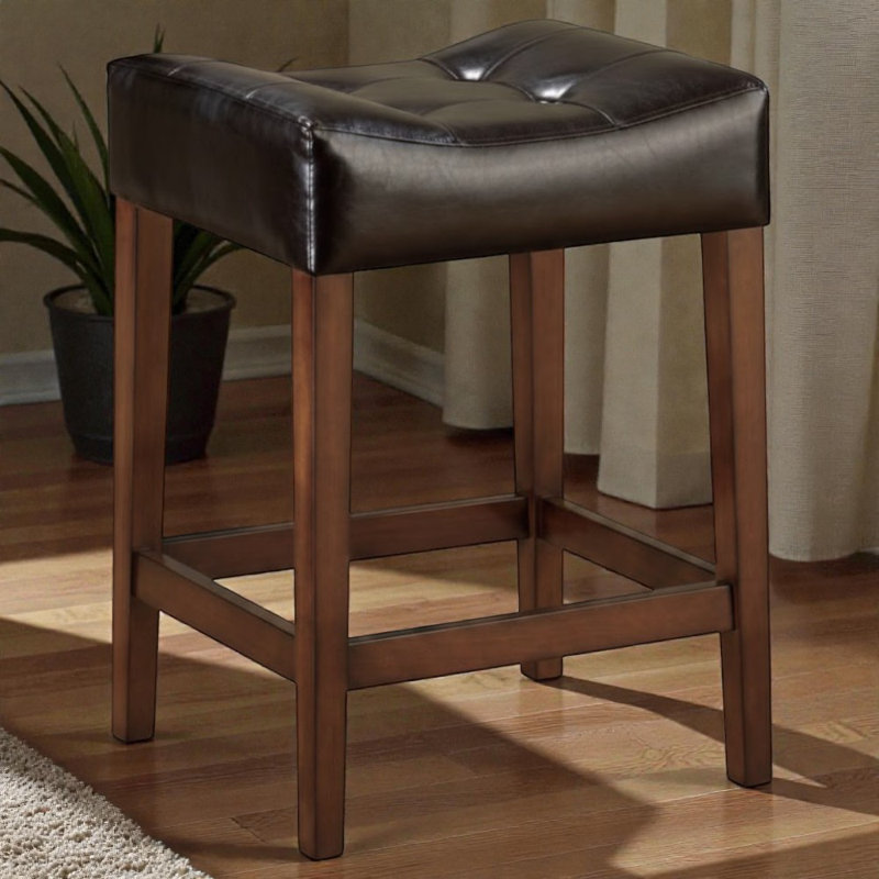 Kenai 25 po Ensemble de 2 tabourets de comptoir en bois H