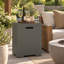 Table d'appoint Aprethik pour réservoir de propane de 20 lb avec poignées-621413564