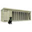 Total Sheds 14ft x 4ft Dog Run Short - Outdoor Dog Kennel - Pressure Treated Timber - UK Manufactured