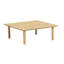 Acacia Wood Outdoor Square Coffee Table