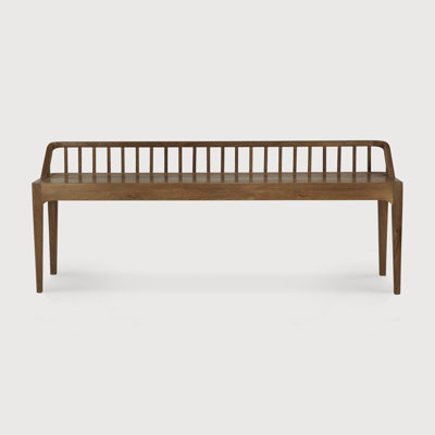 Spindle Solid Wood Dining Bench