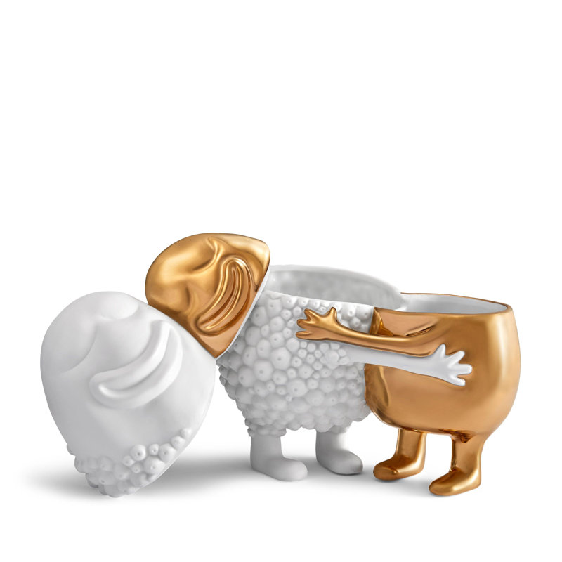 Haas Happy Huggers White+Gold, White/Gold