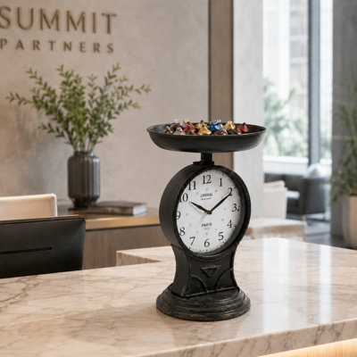 Industrial Quartz movement / Crystal Tabletop Clock