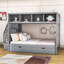 Godo Kids Twin Over Full Bunk Bed with Drawers-1930722388